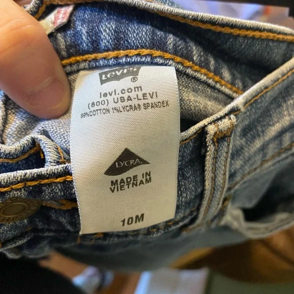 Levi's Women's Blue Jeans 505 straight leg 99% cotton 1% spandex size 10 10M - Picture 6 of 6